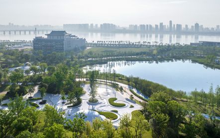江西九龙湖绿地国博城雨阳公园